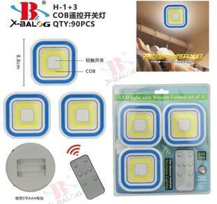 LED ліхтарик на батарейках BL-H-1+3 COB BL-H-1+3 COB фото