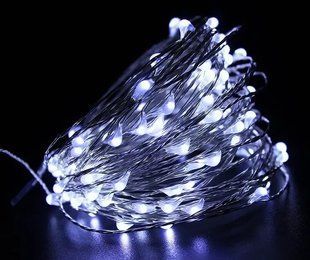 Гірлянда на USB 5 метров біла 5W-USB фото