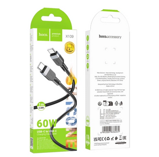 Шнур Hoco X-109 Type-c -&nbsp;Type-c 60W 119TC фото